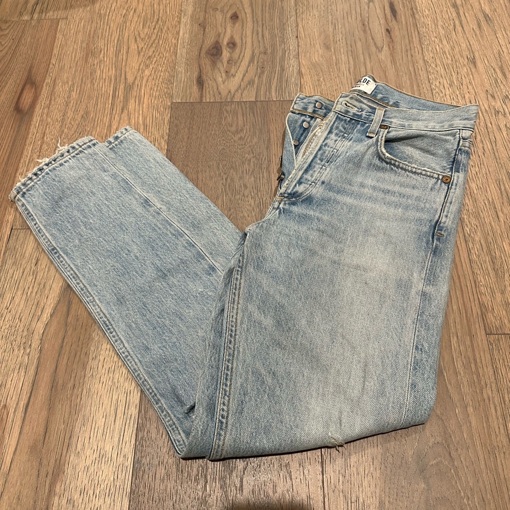 AGOLDE distressed skinny jeans